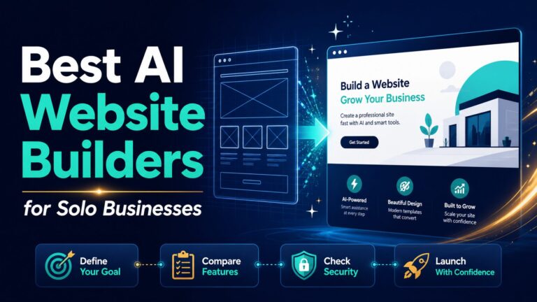 AI-generated thumbnail for Best AI Website Builders for Solo Businesses