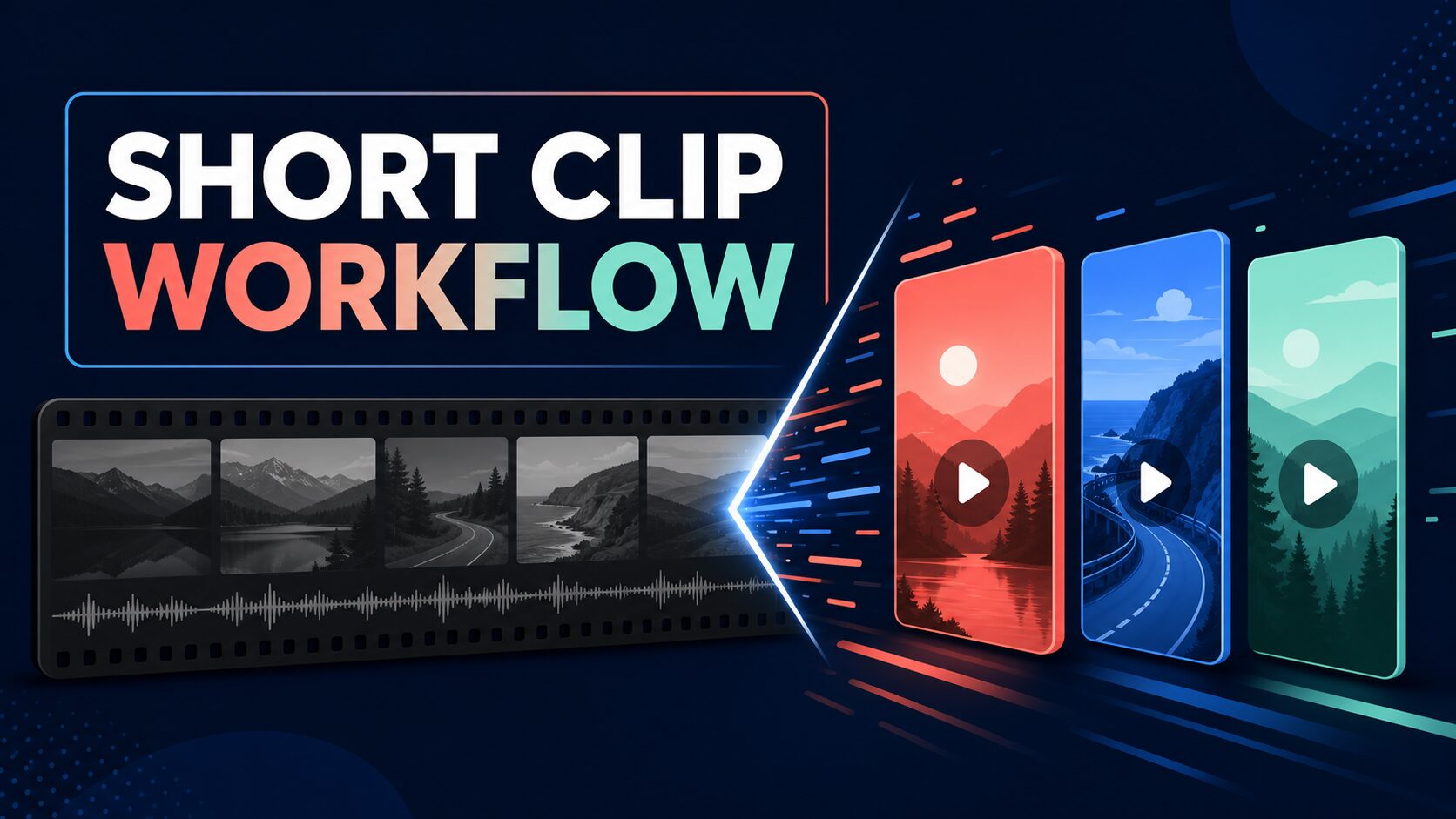 Long video transforming into several short video clips