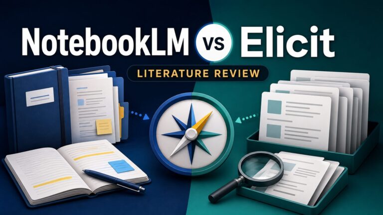 NotebookLM vs Elicit literature review comparison thumbnail