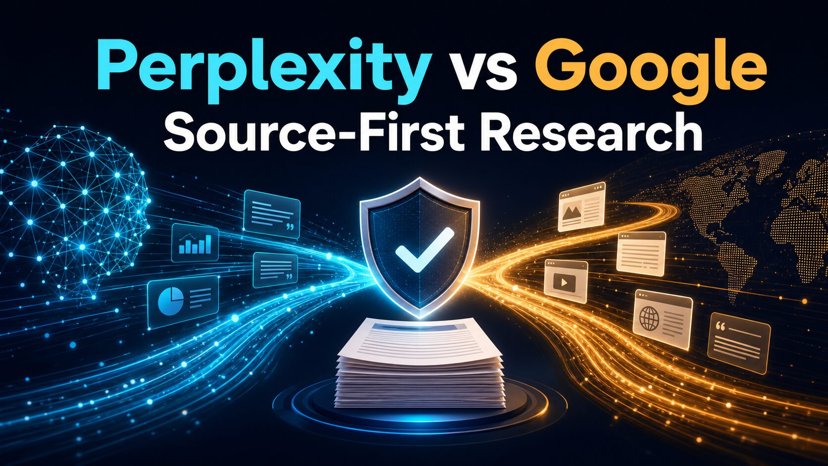 Perplexity vs Google source-first research thumbnail